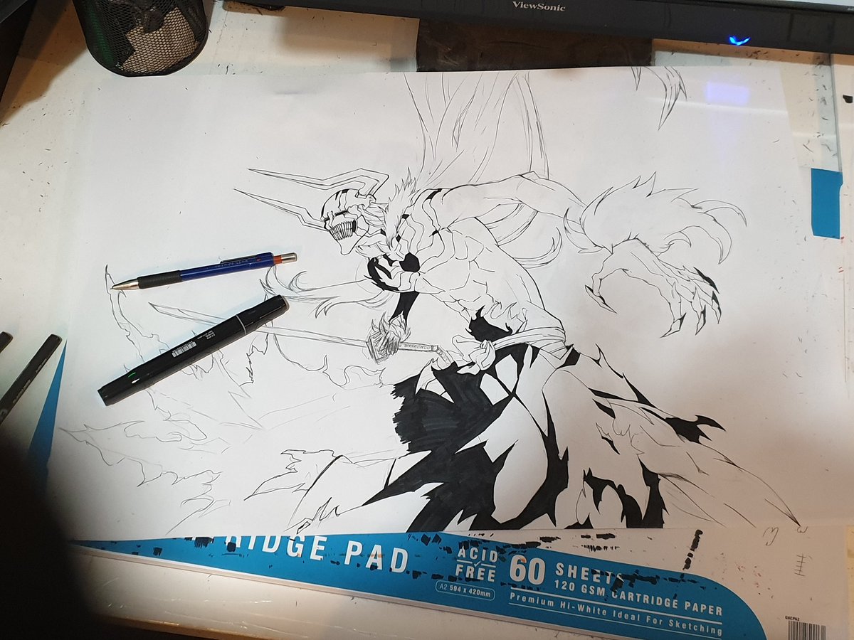 xxxOpz's tweet photo. Slowly getting there
#hollowichigo
#bleachdrawing https://t.co/ZI9VmsrxDb