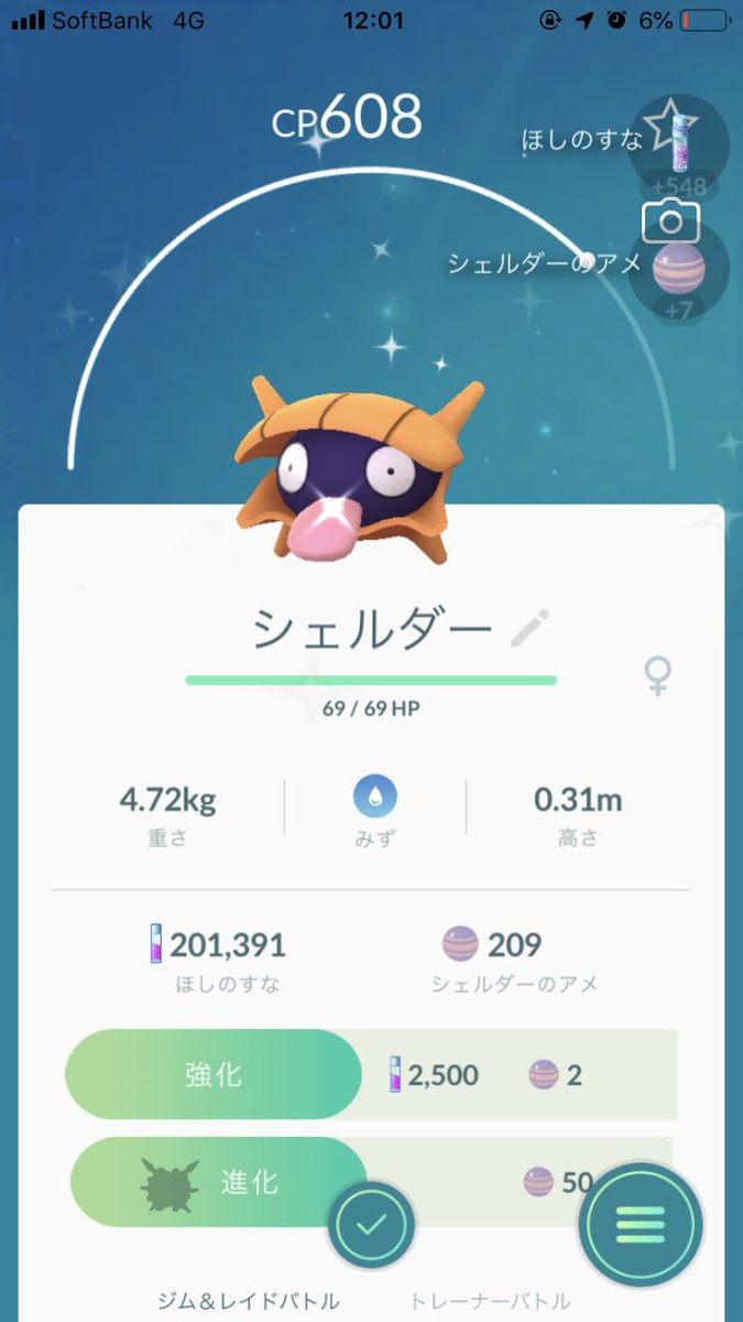 シェルダー色違い