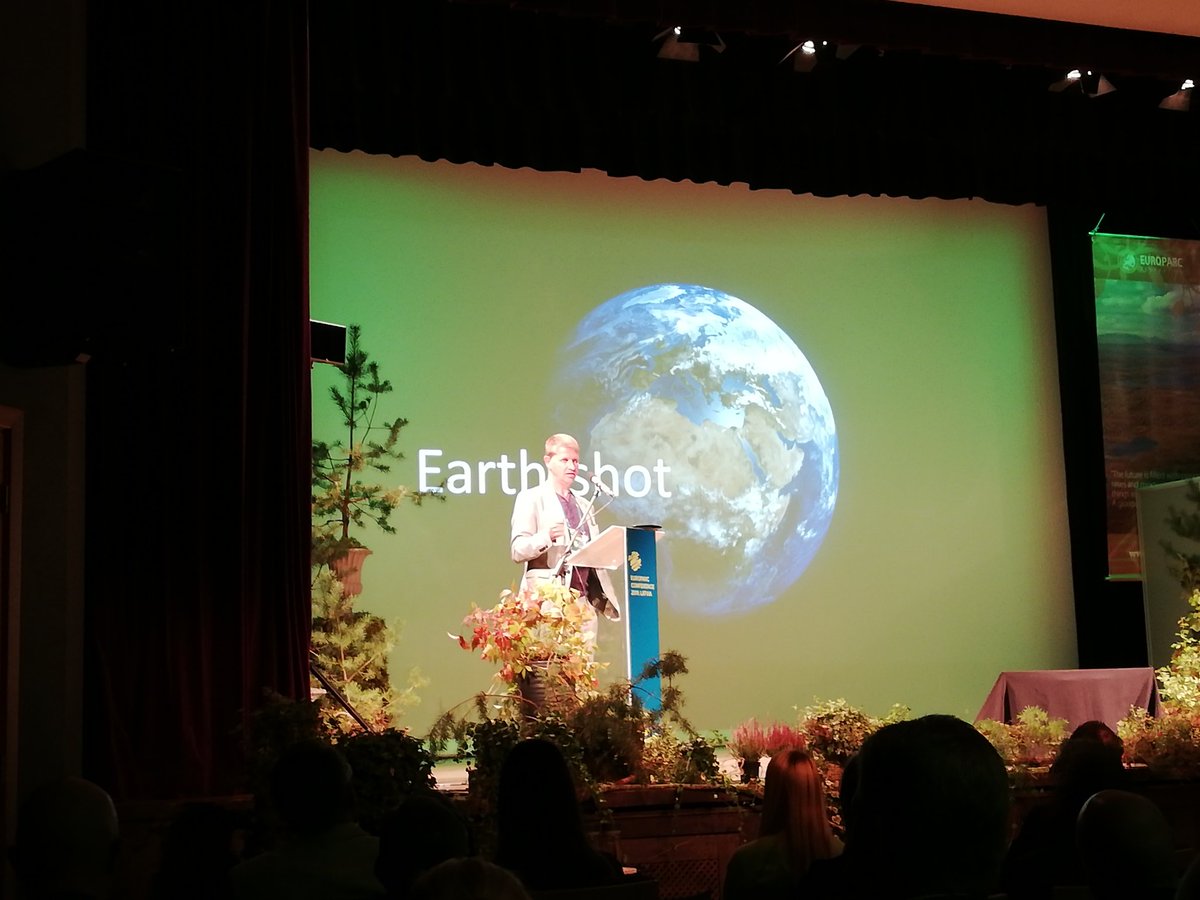 President of #Europarc Ignace Schops calls for #Earthshot after Kennedy's Moonshot: to reach a sustainable planet within a decade. Let's go for it!