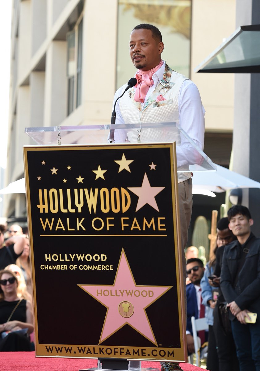 EmpireTVSeries's tweet photo. It's official — the @TerrenceHoward has a star on Hollywood's Walk of Fame! 🙌🏾 Retweet and let's show him some love. #Empire https://t.co/UmiZ2HkPzp