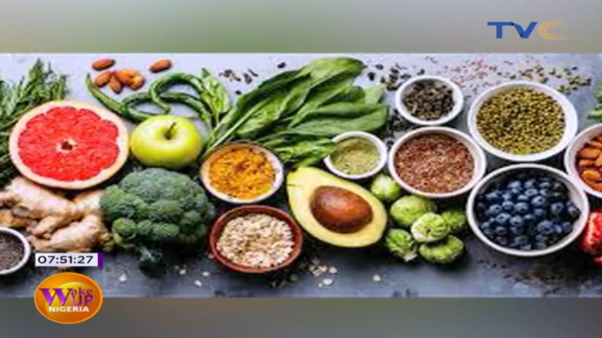 TVCconnect's tweet photo. Susan Ajibade @splashgreens is back with the Nutrition talk! ππ Catch up with her live on Facebook @tvcconnect or stream live via https://t.co/SdC1oxFtK8 #WakeUpNigeriaOnTVC https://t.co/z3DVZlV0r8