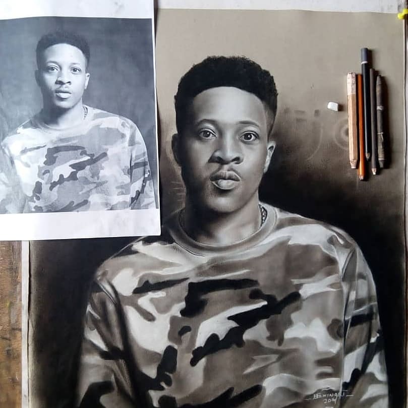 DrmmaEE's tweet photo. The Jon Ogah's project. Artist - @edwinarts(on IG) Arts curator - @Dremmaessien #jonogahportrait #jonogah #DrEEE #bbnaija2018 #BBNaija19 https://t.co/wXMFjklXzI