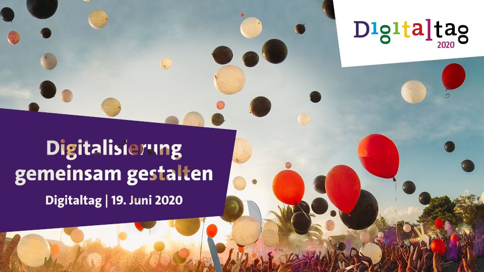 Save the Date! Am 19. Juni 2020 findet der erste bundesweite Digitaltag statt. Mehr dazu gibt es auf digitaltag.eu  #digitaltag20 #digitalfüralle