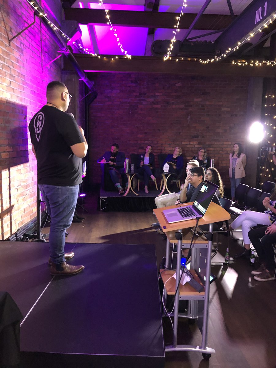 MYOB's tweet photo. #HeadStartForStartups is underway with Stay Native & The Smile Initiative coming in hot! ๐ฅ๐ฅ https://t.co/Roc283xlgI