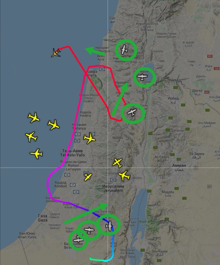 مناورات جوية إسرائيلية بالقرب من الحدود اللبنانية والسورية