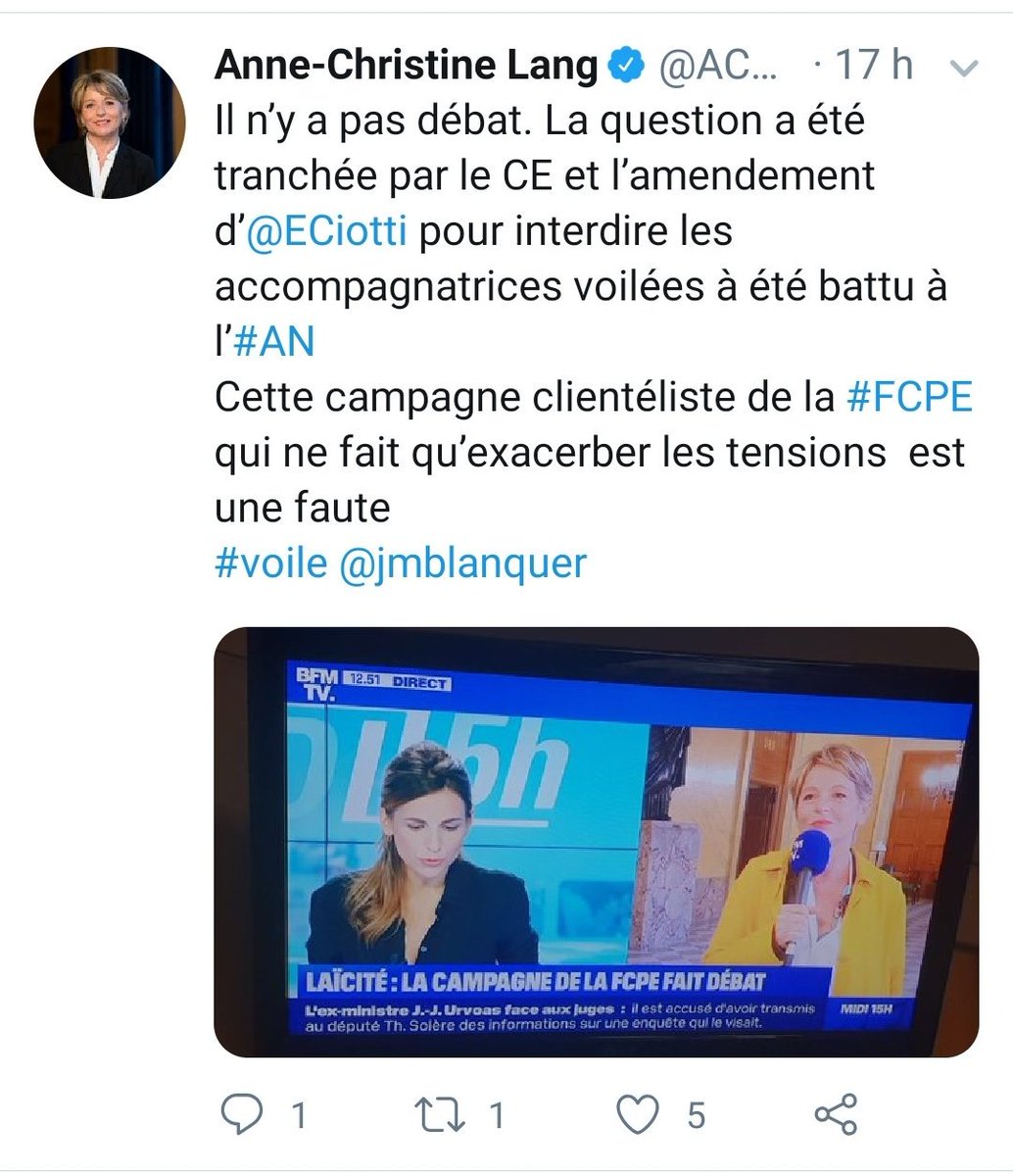 Norbert75013's tweet photo. Vous pouvez faire beaucoup mieux en arrêtant la vente d'armes aux pays obscurentistes, islamiques et financeurs de terrorisme.
Priver une maman d'accompagner une sortie d'école sous prétexte qu'elle porte un voile, est le pire des populismes.
#Anne-Christine Lang https://t.co/kiPzkFVC4y
