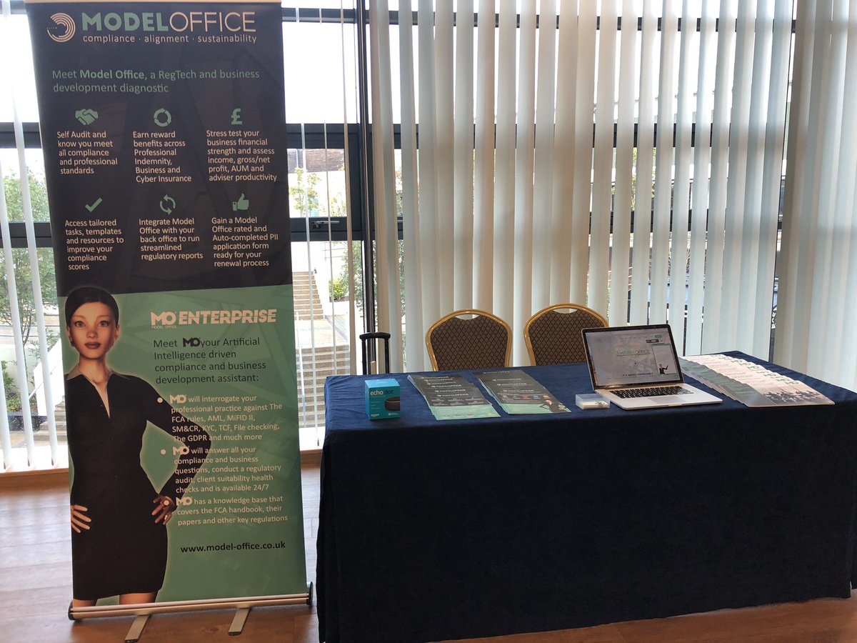 AYUMIdesuganani's tweet image. RT @Chrisatengage: Twenty third of 26 events around the UK 🇬🇧 About to present on #regtech @modelofficeuk @pfsconf at @SandyParkExeter Rugby 🏉 ground #SMCR #mifid2 #IDD #suitability #gdprcompliance #prod #riskmgmnt #cpd #fca #compliance #PFS #events …
