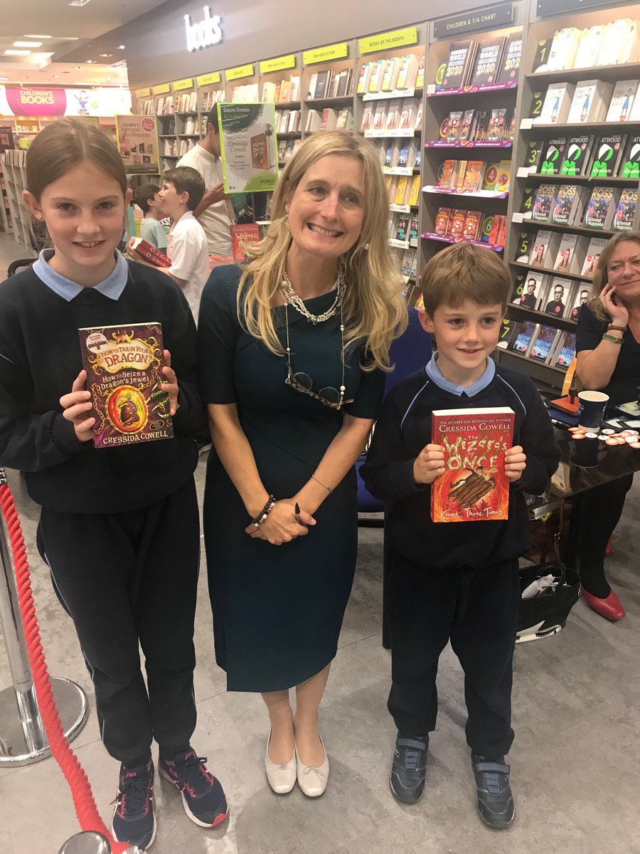 CressidaCowell's tweet image. ...and THANKYOU to all who came to the signing yesterday @Easons Dundrum #wizardsofonce Knock Three Times #readingismagic #readingaloud #makemagichappen