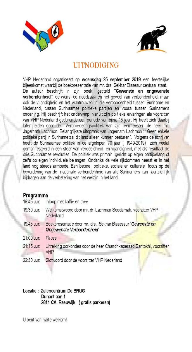 LSoedamah's tweet photo. Boekpresentatie gewenste en ongewenste verbondenheid op 25/09/2019 te Reeuwijk. https://t.co/WrONzuMXVa