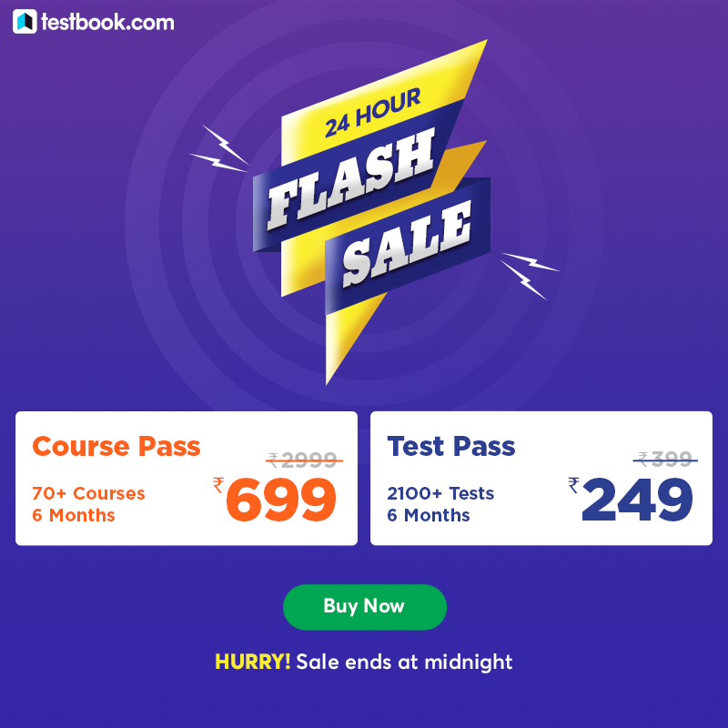 Testbookdotcom's tweet photo. 🔥 #flashsale is Live 🔥
🎯 6 Months #TestPass for Rs. 249 Only
Pass Contains 2100+ Tests for 70+ #GovernmentExams
🎯 6 Month Online #CoursePass for Rs. 699 Only
Get Access to 70+ Courses!!
Buy Now - https://t.co/93Pq8Re1Qn
#Offer Ends at Midnight https://t.co/e7vmzEZI0Q