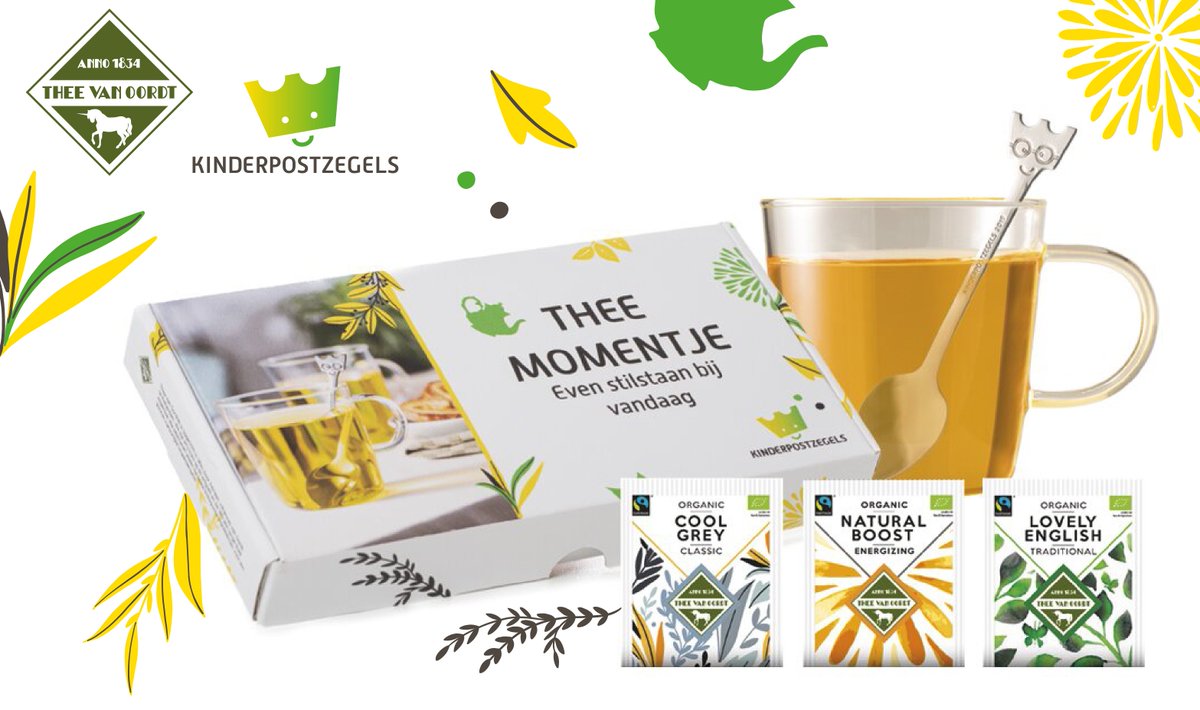 De <a href="/kinderpost/">Kinderpostzegels</a> week is van start gegaan! Speciaal voor deze actie heeft Thee Van Oordt een uniek theepakketje ontworpen, welk bestaat uit drie smaken fairtrade en biologisch gecertificeerde thee en het verzamellepeltje! lnkd.in/gn5ah97