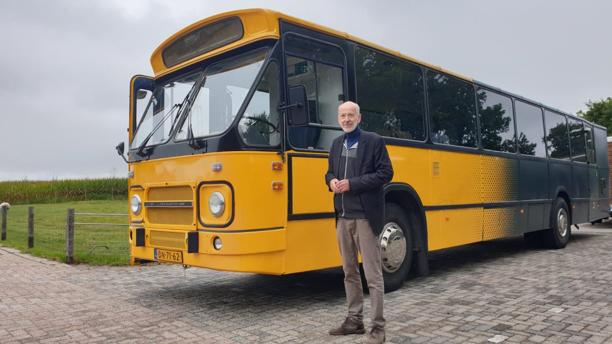 Op weg met naar #sdgActionDay voor de release van de nieuwe VIPbus. Met Frank Hemminga op de driver's seat en de Sustainable Development Goals als kompas.