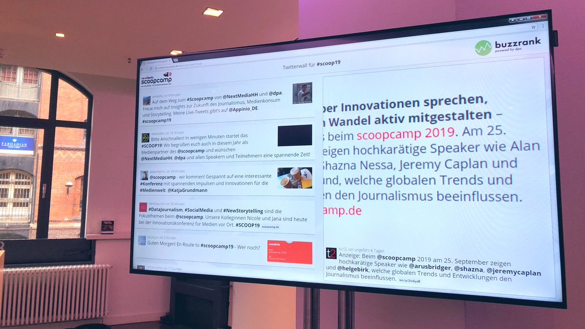 Wir sind da! Allen ein tolles #scoopcamp19!