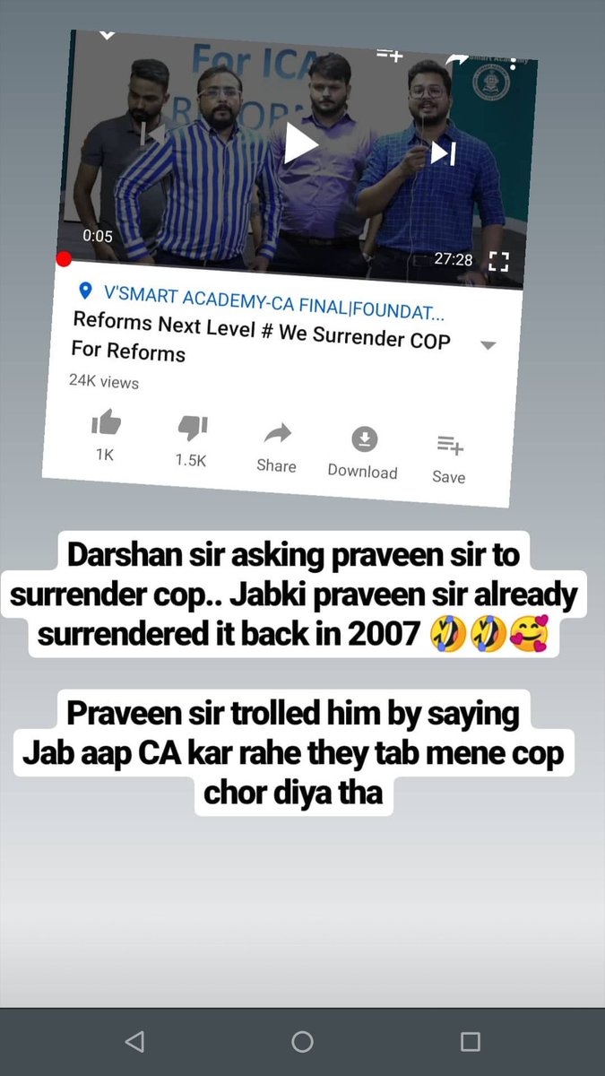 VishalBhagat_16's tweet photo. #dearicaiammend39_4
#darshankhare
Vsmart academy agar support nahi krna toh chup hokar pune me baitho. https://t.co/XFgtLRKNsC