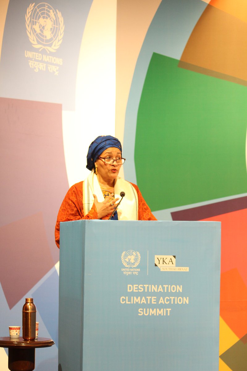 basu_saurabh's tweet photo. Glad to be a part of Team United Nations Dialogue with @AminaJMohammed , Deputy Secretary General UN on innovative approaches to combat one of the defining issues faced by humanity - Climate Change.

#UN #UnitedNations #LifeAtISDM #YKA #Climate #Environment https://t.co/YIjR0m8gEA