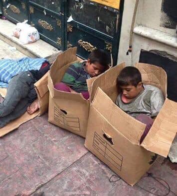 Europe do you hear? 
A 5y old refugee boy from #Afghanistan, while he was sleeping in box in Moria, was killed with a truck, passing over him. 

While this is happening in hotspots the far right populist #GreekGov , evicting squats &amp; putting refugees in camps &amp; detention centers.