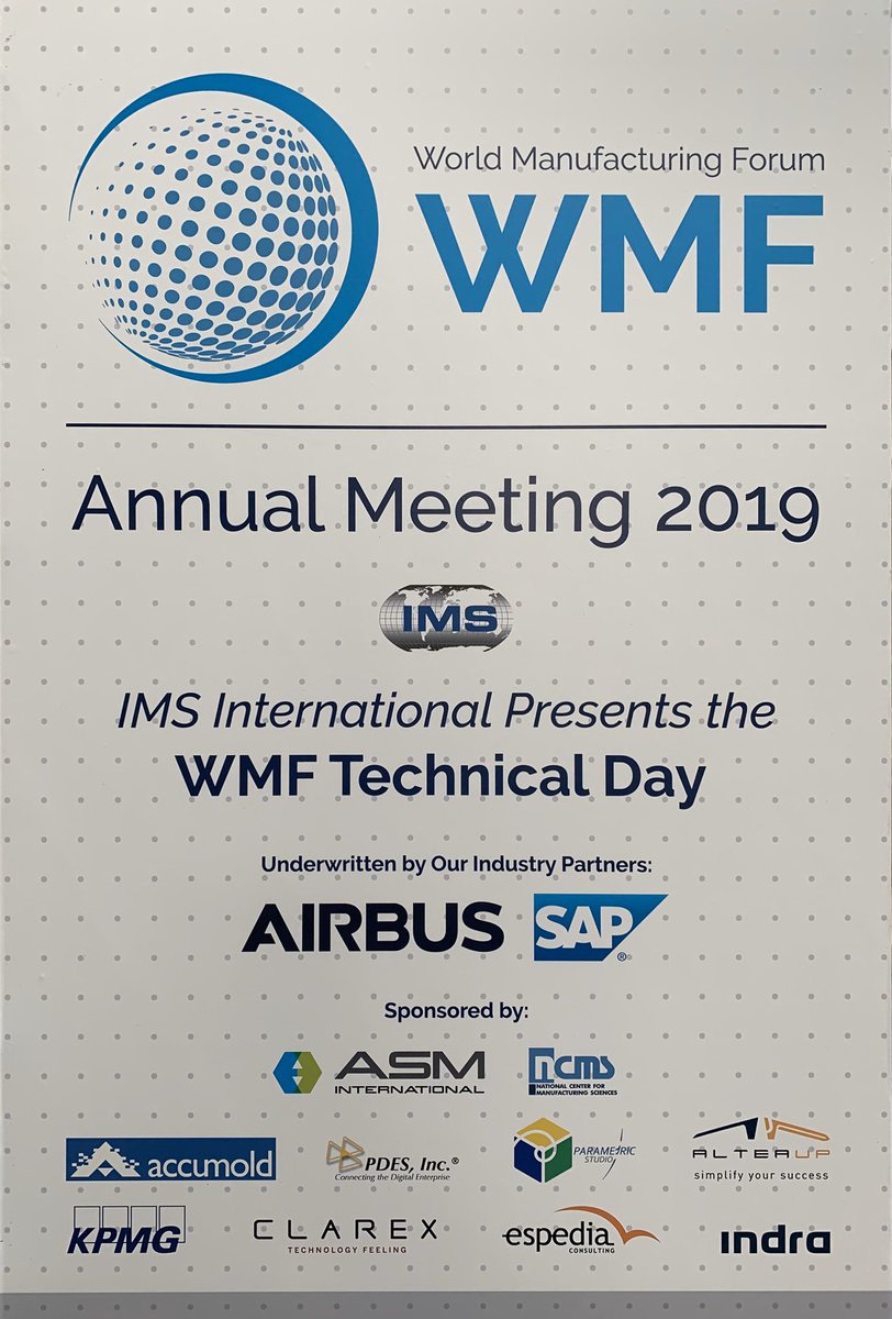 sboldrighini's tweet photo. #WMF @alteaupsrl è presente e sponsor del meeting annuale World Manufacturing Forum Technical Day. Racconteremo il nostro caso #Vibram ed il progetto #ROBOCHAIN che ci ha consentito di supportare il processo di ottimizzazione dell’utilizzo dei fattori produttivi grazie a #SAPCP https://t.co/jRKaswBH5S