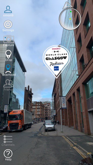 b12wny's tweet photo. Ever visited a new city & struggled to locate your hotel? @skignz PLAR tech helps you find what’s relevant to you #PreciselocationAR #nevergetlostagain #skignz #worldclass2019 #ar #radissonblu #PeoplePlacesThings #AugmentedReality #AugmentingCities #Augmented #discoverskignz https://t.co/m89UZeCksf