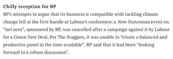 WorkerClimate's tweet photo. We forced @BP_plc out of Labour conference 👋

There's no place for climate criminals in our socialist #GreenNewDeal 💪

https://t.co/tGAsALzZPS https://t.co/MguJyfyIxu