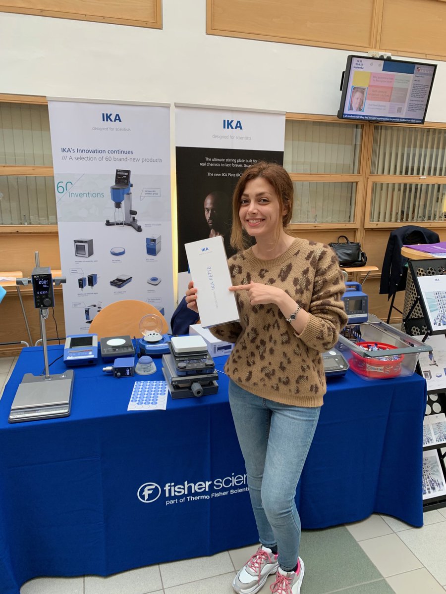 ChemistryChrisA's tweet photo. Two new happy #ikapette customers at ⁦@FisherSciEU⁩ #ActivateScience @uniofaberdeen
https://t.co/g6aCCxcBr1
Thank you for stopping by @kerripalmer &amp; @sara_milanozadeh

#chooseika @ikaworldwide #pipettes #pipettesfree #choosefisher #lifescience #biomedicalscience #Aberdeen https://t.co/AWYraa3WjX