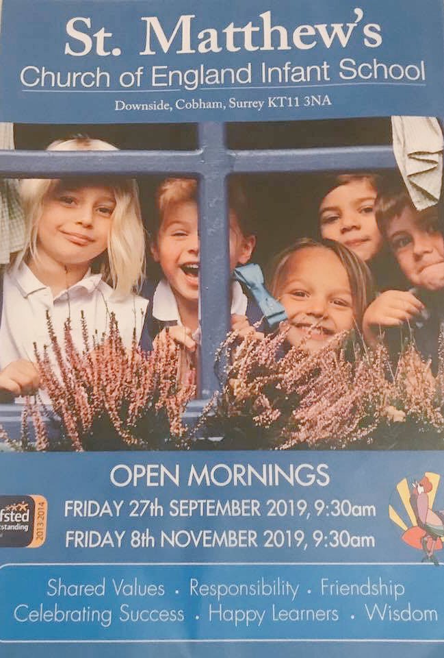 StMatthewsSch's tweet photo. Come and find out what an oustanding infant education can do for your child at our open morning on Friday 27th September at 9.30am. #inspiringinfants https://t.co/D7Q4khQyjI