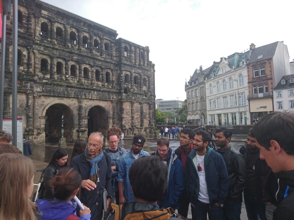 RalfSchenkel's tweet photo. The cultural program of #ASIRF starts at the Porta Nigra with a guided tour of Trier, the oldest city in Germany. https://t.co/PgRKoiglE4