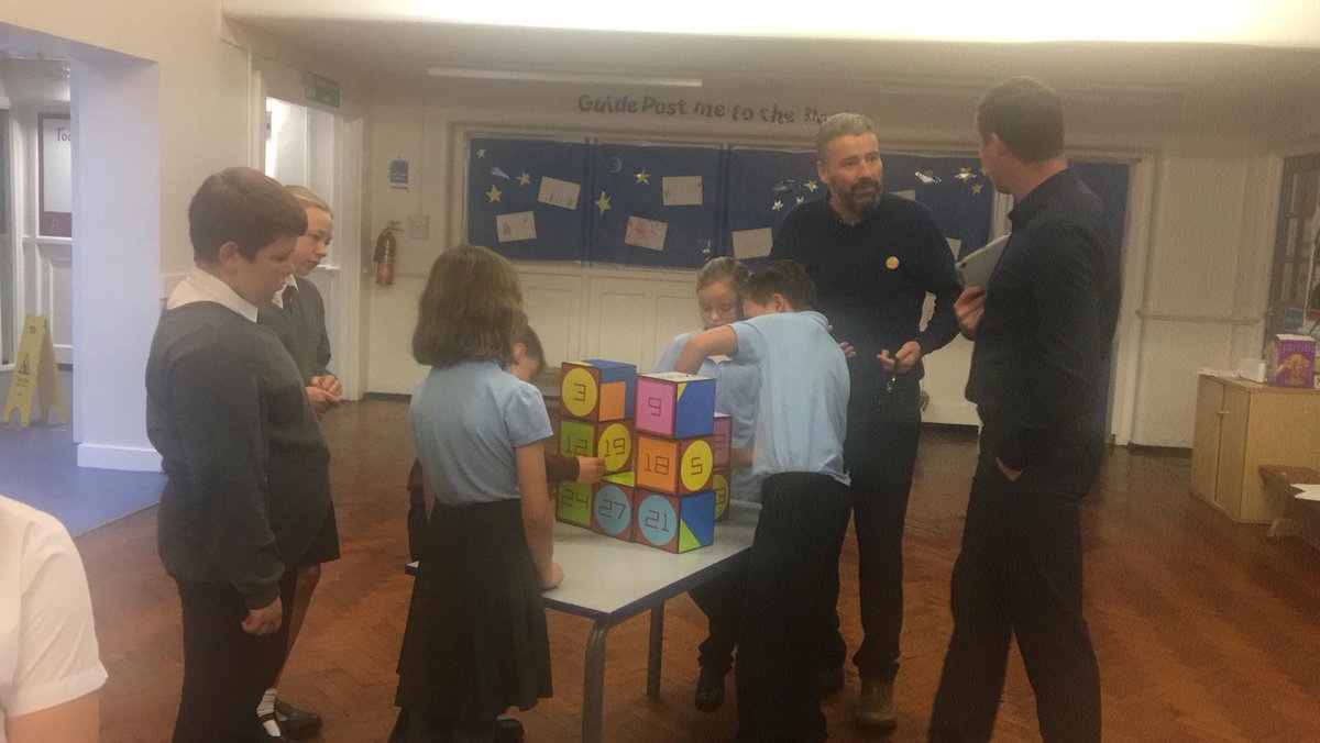 Great to see <a href="/choppingtonps/">@ChoppingtonPS</a>  Primary pupils in Northumberland using our izak9 cubes - have fun guys!!