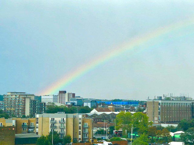 Beautiful views from CCU on the forth floor at Queens today @BHR_hospitals #rainyromford