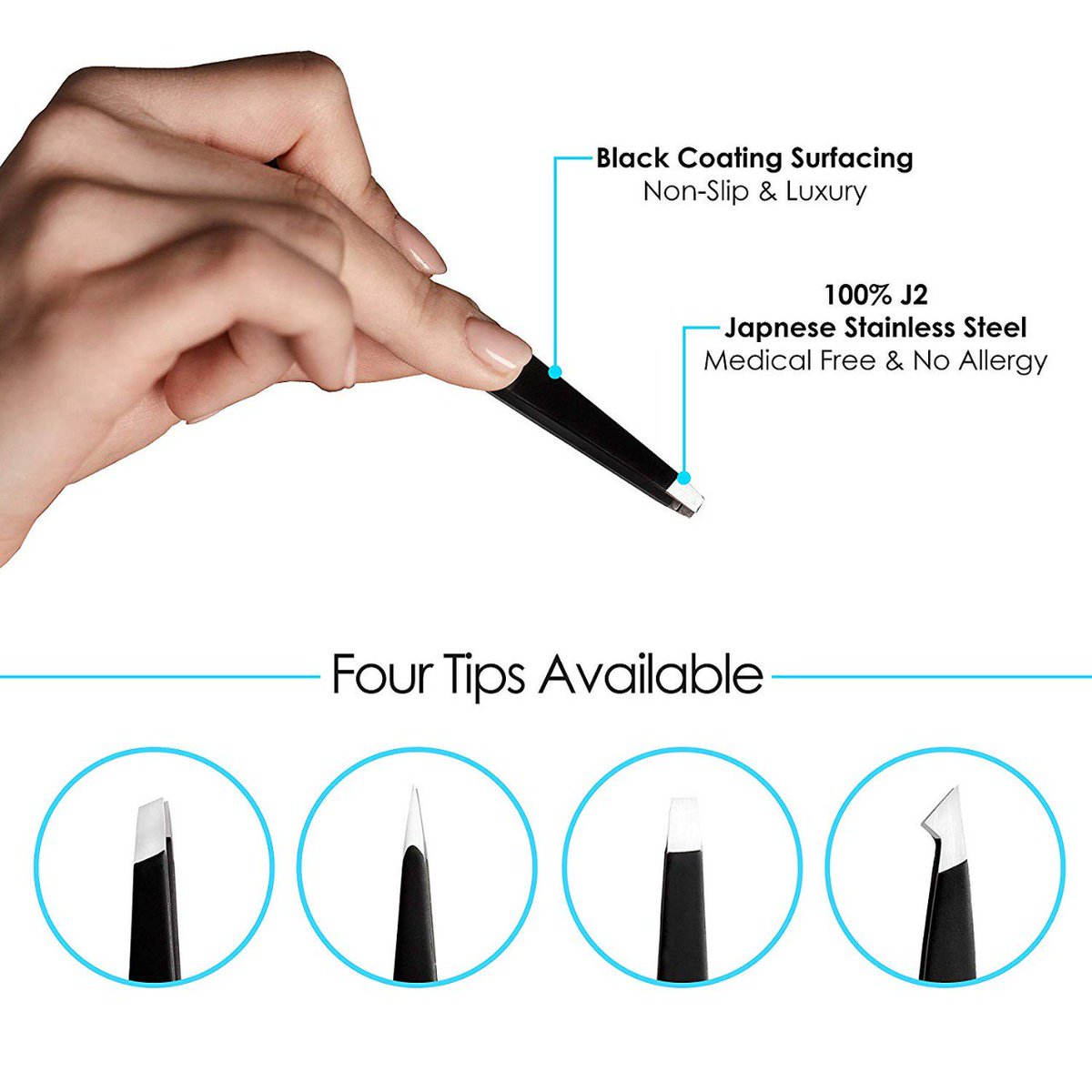 Candure Set of 4 Stainless Steel Black Colour Eyebrow Tweezers With Leather Pouch.

For More Details Visit candure.com

 #usatweezers #eyelashextensiontweezers #pakistaneyelashtweezers #lashempire #tweezersmakers #lashextensions #lashesfordays #borbylashes #minklash