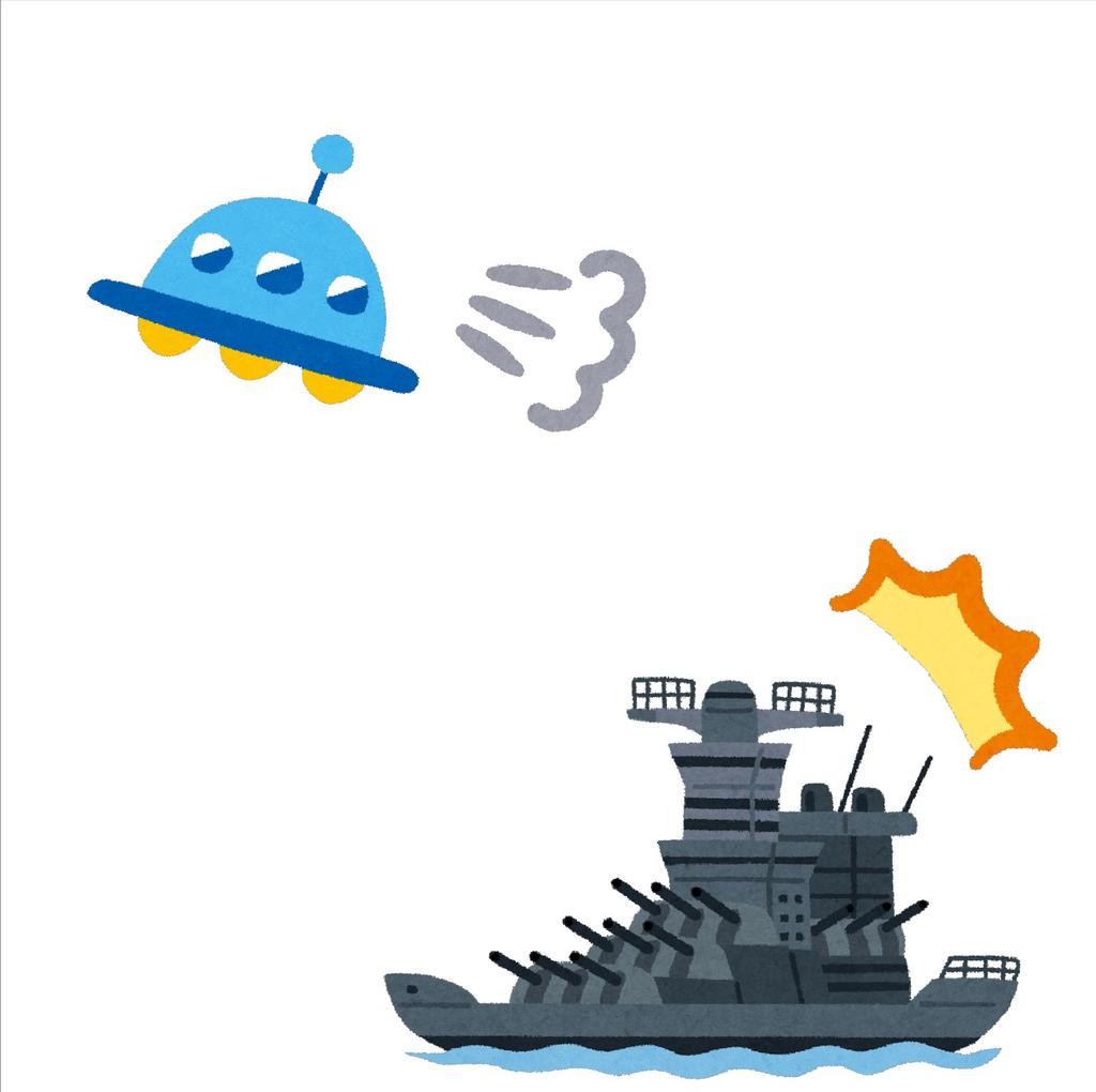 Uzivatel まいチクをいらすとやで再現 Na Twitteru 再現難易度 使ったイラスト 4枚 Ufoのイラスト 戦艦 軍艦のイラスト 漫符のイラスト 怒った湯気 驚いた記号 まいにちチクショー