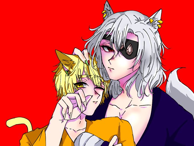 やがらすさんがTwitterに投稿した宇髄天元(鬼滅の刃)のイラスト。