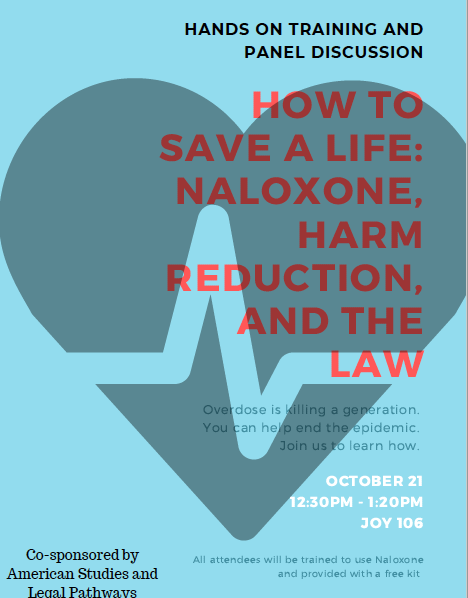 Next month at UW Tacoma we're sponsoring a harm reduction discussion and Naloxone training. Join us. You'll leave with what you need to save a life. #HarmReduction #DrugTwitter #NotOneMoreOverdoseDeath @uwtacoma