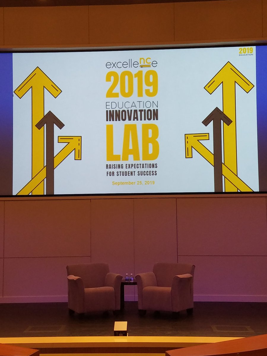 Such a beautiful morning to share the day with passionate individuals who are excited and energized about Raising Expectations for Student Success in NC at #NCEdLab2019