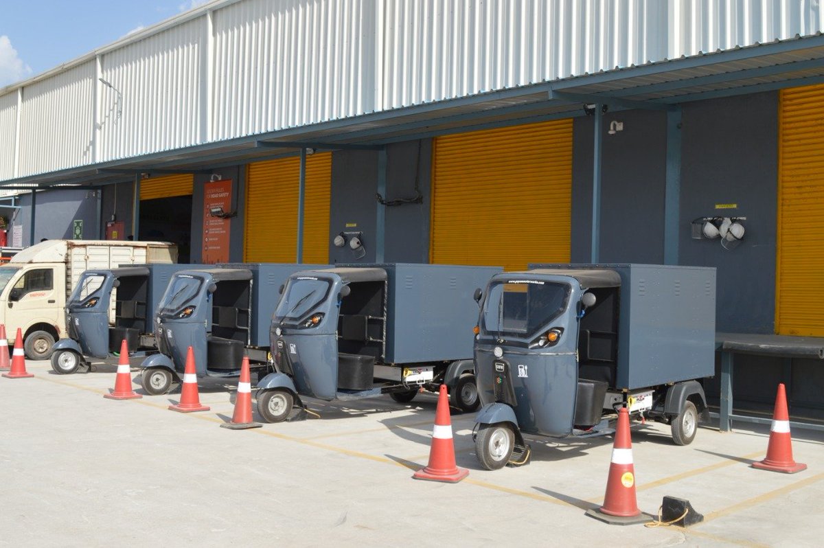 GMWSmartAuto's tweet photo. Check us out if you are looking for Rivian in the developing world @JeffBezos We are already helping @amazonIN reduce delivery costs in Hyderabad, India. @GMWSmartAuto is world's fastest electric three-wheeler, with a battery swapping system #ElectricVehicles #CleanFuture https://t.co/qOL0tsA9V1