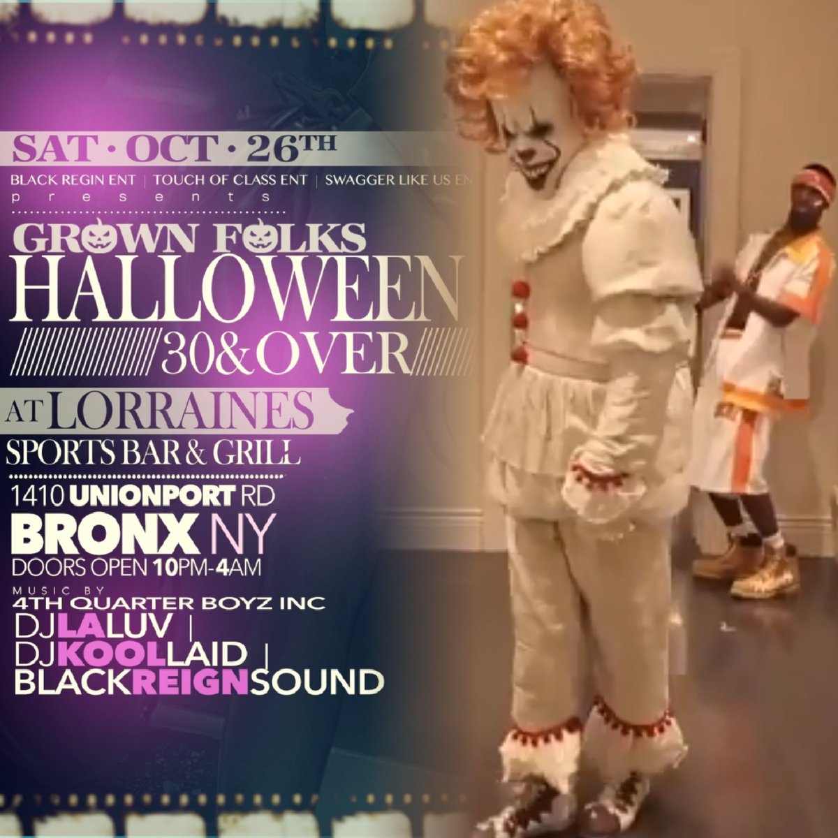 #GrownFolksHalloween 
30 &amp; Older Costume Party