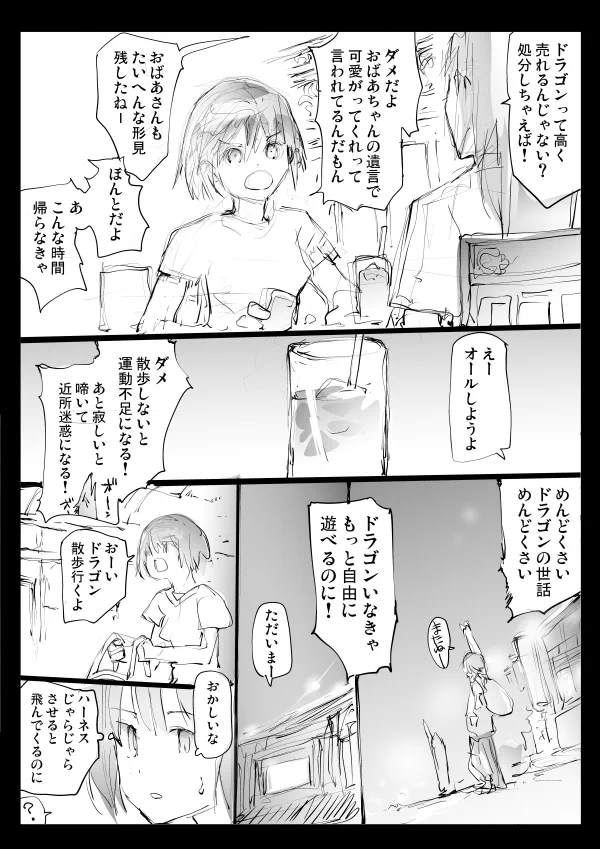 ドラゴンを飼うことはとっても大変！掃除も散歩も面倒くさい！！！