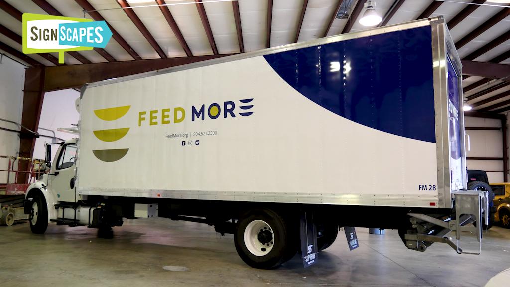 SignScapes's tweet photo. SignScapes are proud wrappers of FeedMore, who have "delivered more than 21 million meals to those who struggle with hunger in our community!"

#feedmore #trailerwrap #truckwrap #truckwraps #trailerwrapping #signscapes #signage https://t.co/bxPsXuojLT
