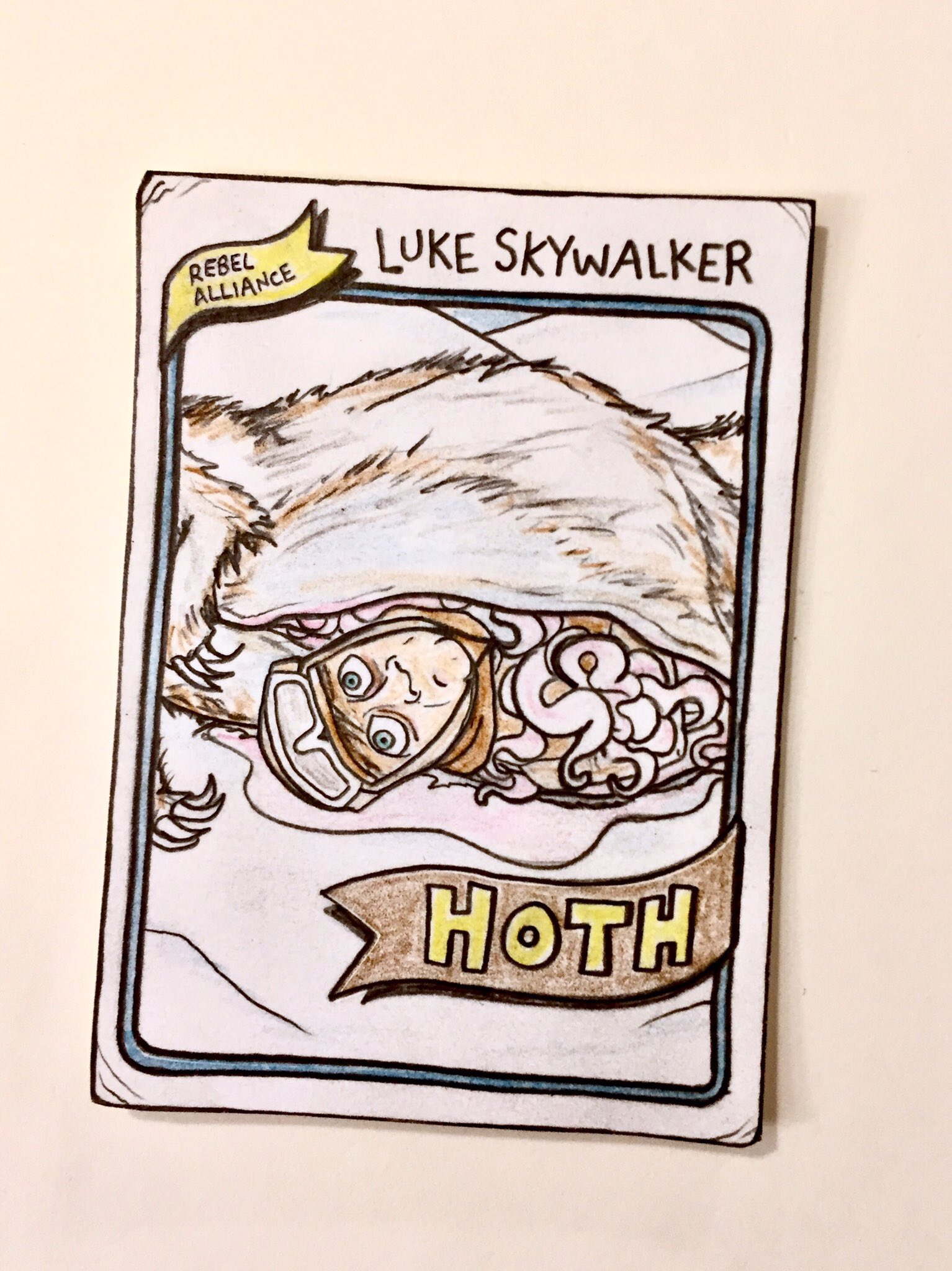 Luke Skywalker, 1980 Topps. 

Happy birthday, Mark Hamill! 
