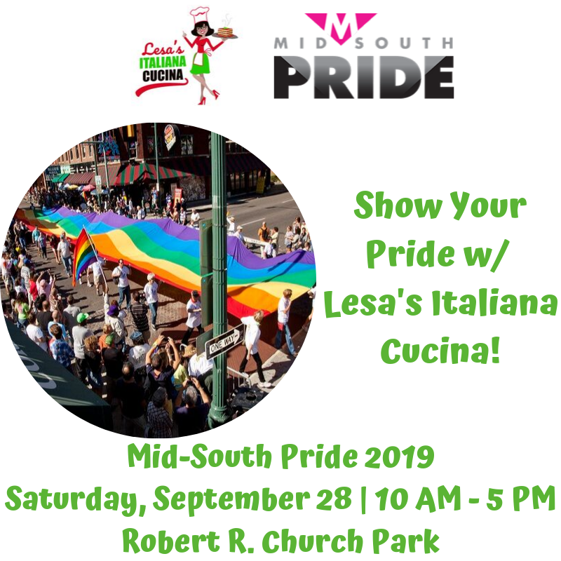 LesasCucina's tweet photo. Join us at @midsouthpride for some yummy #italiancuisine! 
#lesascucina #foodtrucks #memphisfoodtruck #901foodies #streetfoodfinder #foodie #memphis #memphisfood #midsouthpride https://t.co/LHZDGvPXan