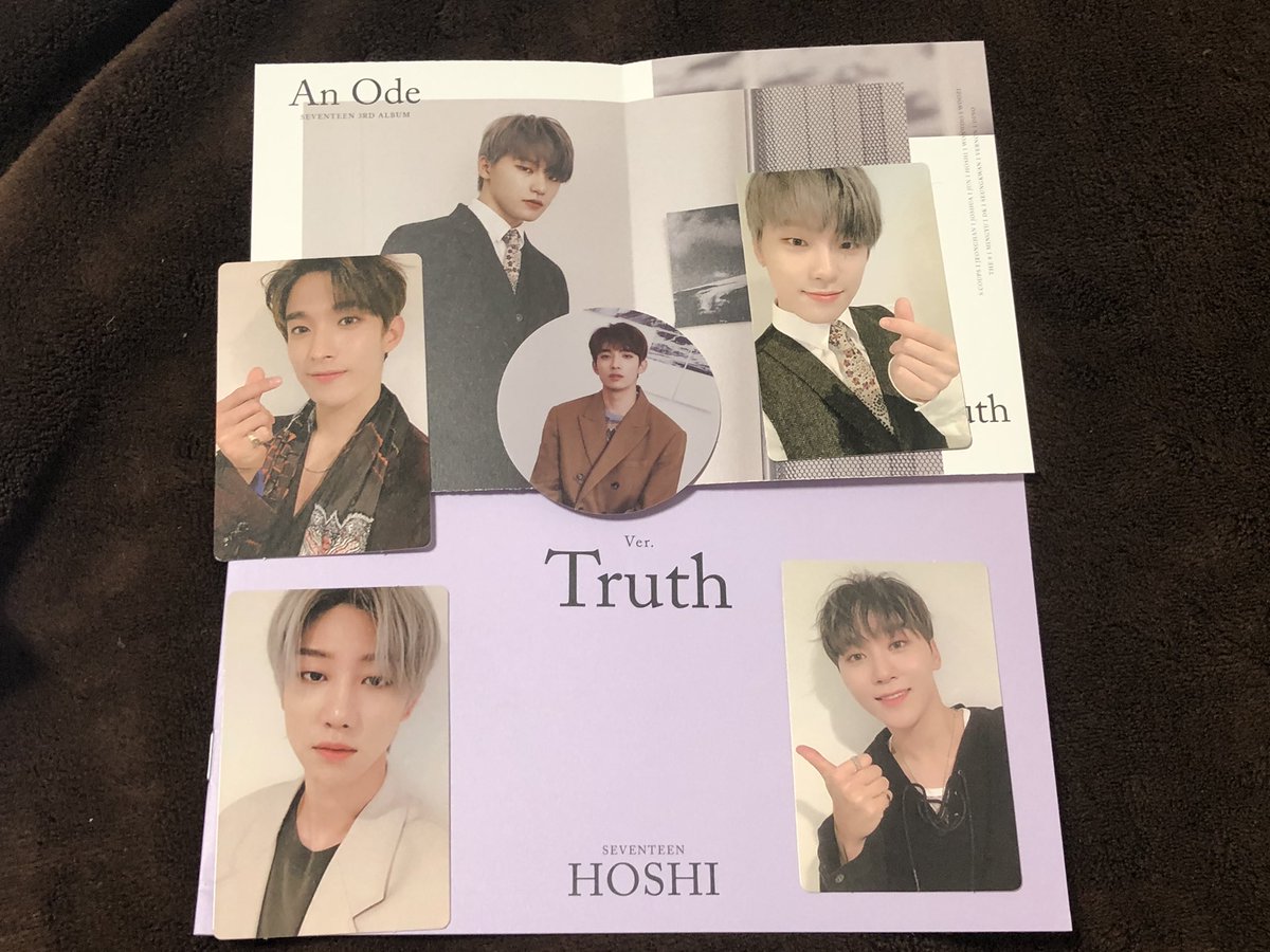 ttelhang16's tweet photo. 《拡散希望》
SEVENTEEN An Ode 交換
Hope ver.
Truth ver.
Real ver.

譲→画像のもの
求→ジョンハン

異種交換も可能ですのでよろしくお願いします😊🤲 https://t.co/n14Flv5c3r