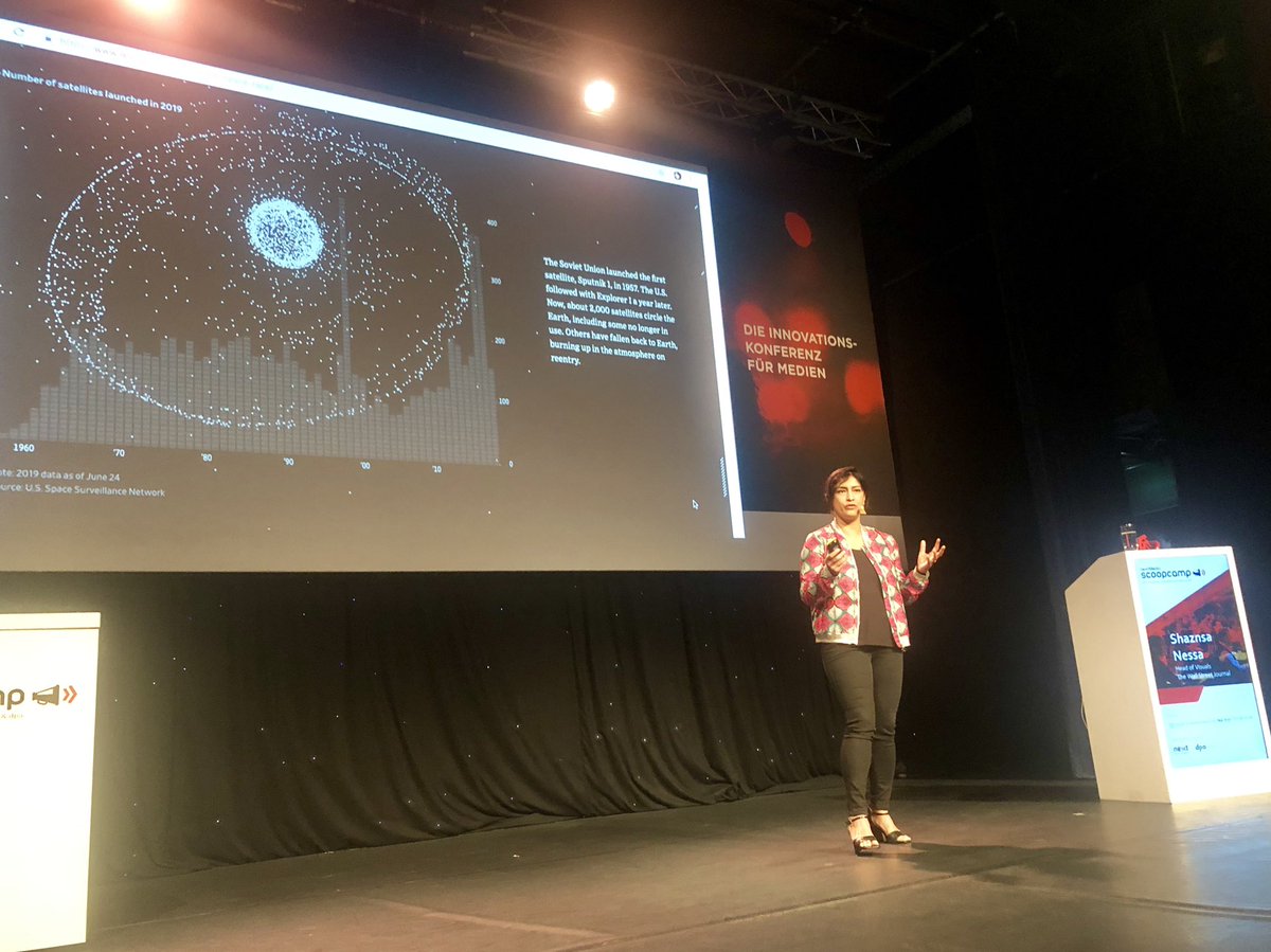 Faszinierend: Wie #Storytelling mit Visualisierungen (vielleicht) bald Standard sein wird, zeigt Scoop-Award-Preisträgern <a href="/shazna/">Shazna Nessa</a> beim #scoop19