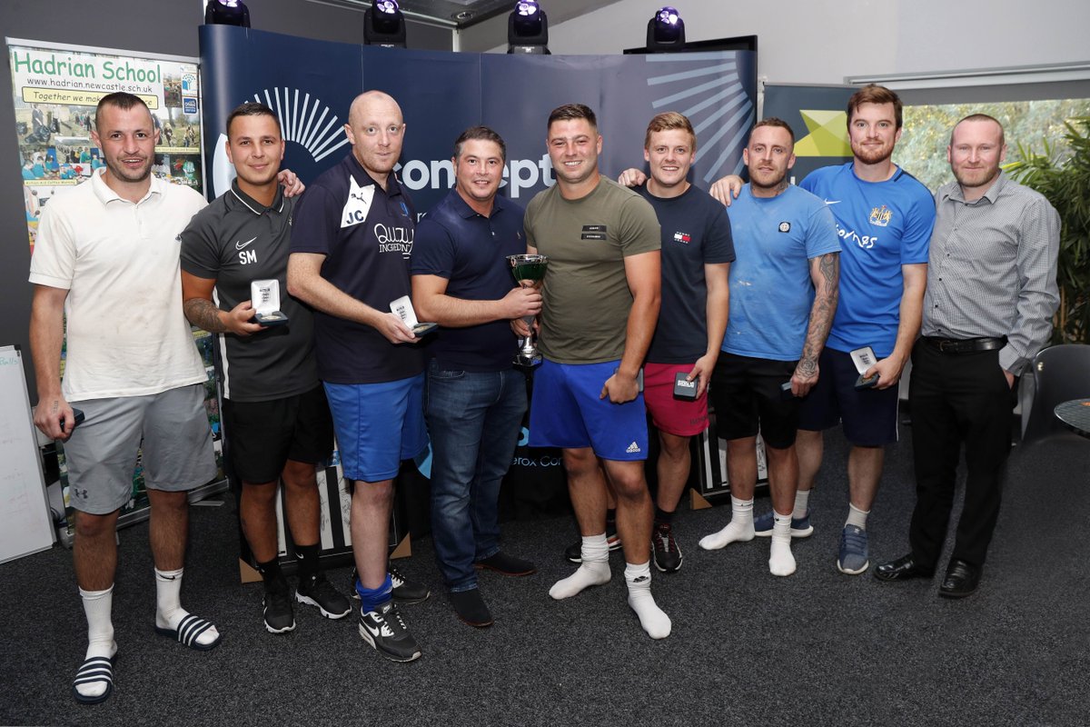 ConceptGroupLtd's tweet photo. And finally a massive congratulations to CSL Scaffolding who won this year’s Concept Cup for the 2nd year in a row!! ⚽️🏆 #conceptcup https://t.co/OPzAc2k7Rq