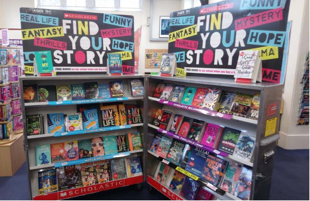QEGS_Library's tweet photo. Last chance to get a book from the Book Fair on Thursday!  Visit the Scholastic Shop to print off your prepaid gift vouchers and get an extra 20% FREE! https://t.co/k1cfYdLO6M https://t.co/nVxZAUOPCs