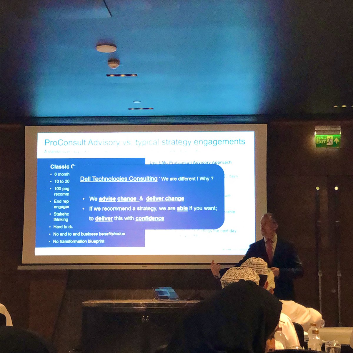 IntegSystemsllc's tweet photo. Starting off with Simon Contini, Advisory Solution Principal in #DELLEMC and based in AbuDhabi, to talk about DELL technologies consulting services.
#IntegSystemsLLC #delltechnologies #Oman https://t.co/8iWsfpAOMa