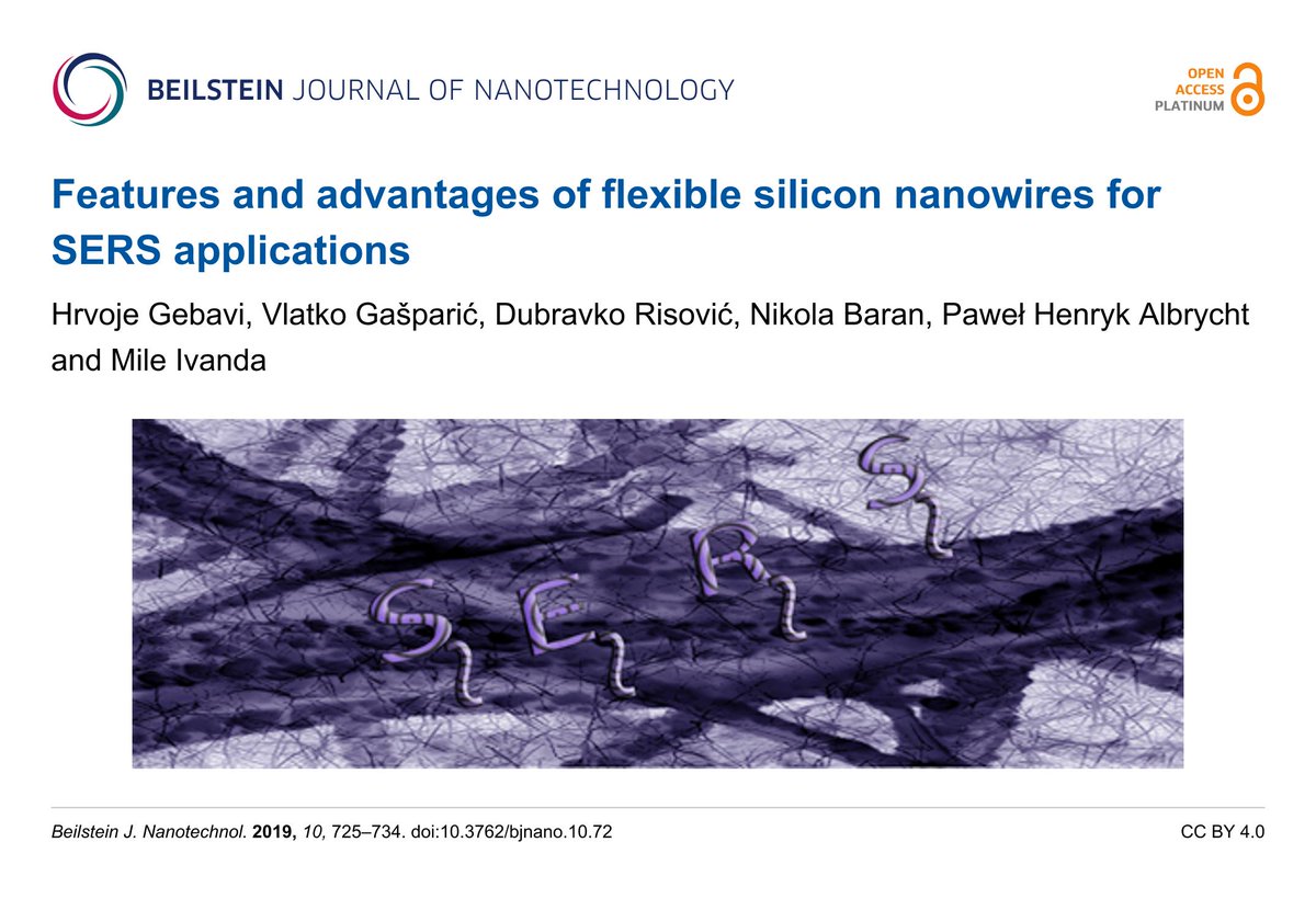 BeilsteinInst's tweet image. Looking for a #SERSsubstrate?

These horizontally oriented, flexible silicon nanowire (#SiNW) substrates showed excellent #SERS performance in comparison with several other commercially available substrates.

beilstein-journals.org/bjnano/article…

flexible hot spots; #nanowires; #SiNWs