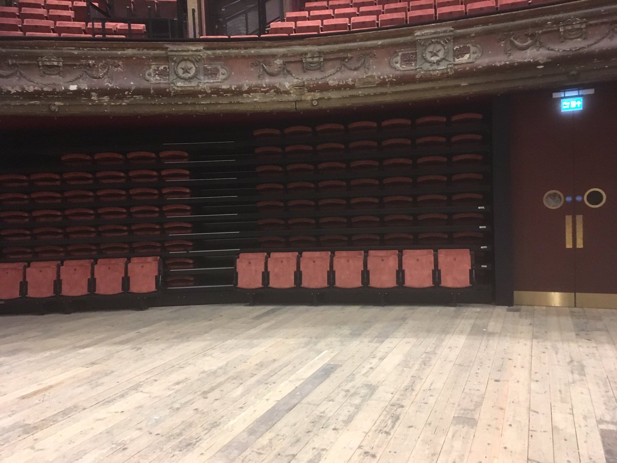 HusseySeatway's tweet image. The main function of our retractable seating is to give your venue a multi use space.  Here are some great images of the stunning Alexandra Palace telescopic seating that when closed fits neatly into the recesses.  #retractableseating #telescopicseating #multiusespace #seating