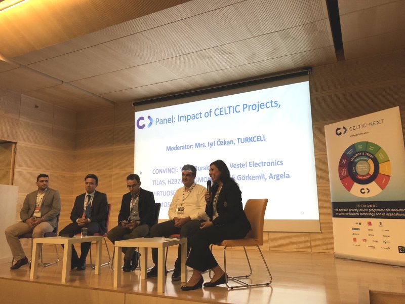 Panel on business impacts of CELTIC projects, moderated by CELTIC Core Group Member Işıl Özkan from Turkcell. Participants: Y. B. Savak, Vestel Electronics; B. Görkemli, Argela; M. Dağlı, NETAŞ; M. Eruyar, İSBAK.
#CelticPropDay #Innovation #ICT <a href="/Tubitak/">TÜBİTAK</a> <a href="/itu1773/">İTÜ - İstanbul Teknik Üniversitesi</a> <a href="/EUREKA_NETWORK/">Eureka</a>