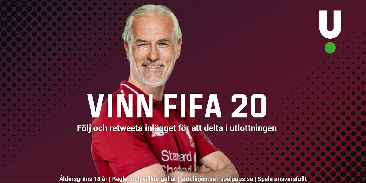 TÄVLING! Retweeta det här och följ <a href="/Unibet_Sverige/">Unibet Sverige</a> så kan du vinna ett ex av #FIFA20 till valfri konsol! På fredag drar vi två vinnare.