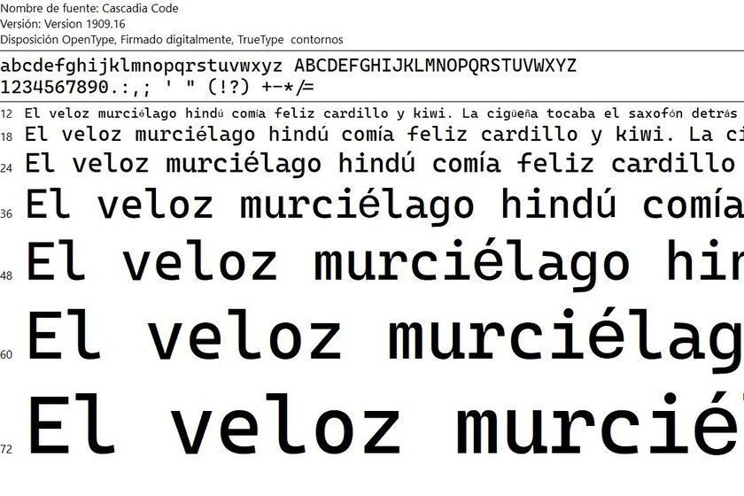 mvpcluster's tweet image. #Microsoft presenta #CascadiaCode, 📝 la nueva y bonita tipografía de código abierto para desarrolladores buff.ly/331xAL9 Vía @genbeta