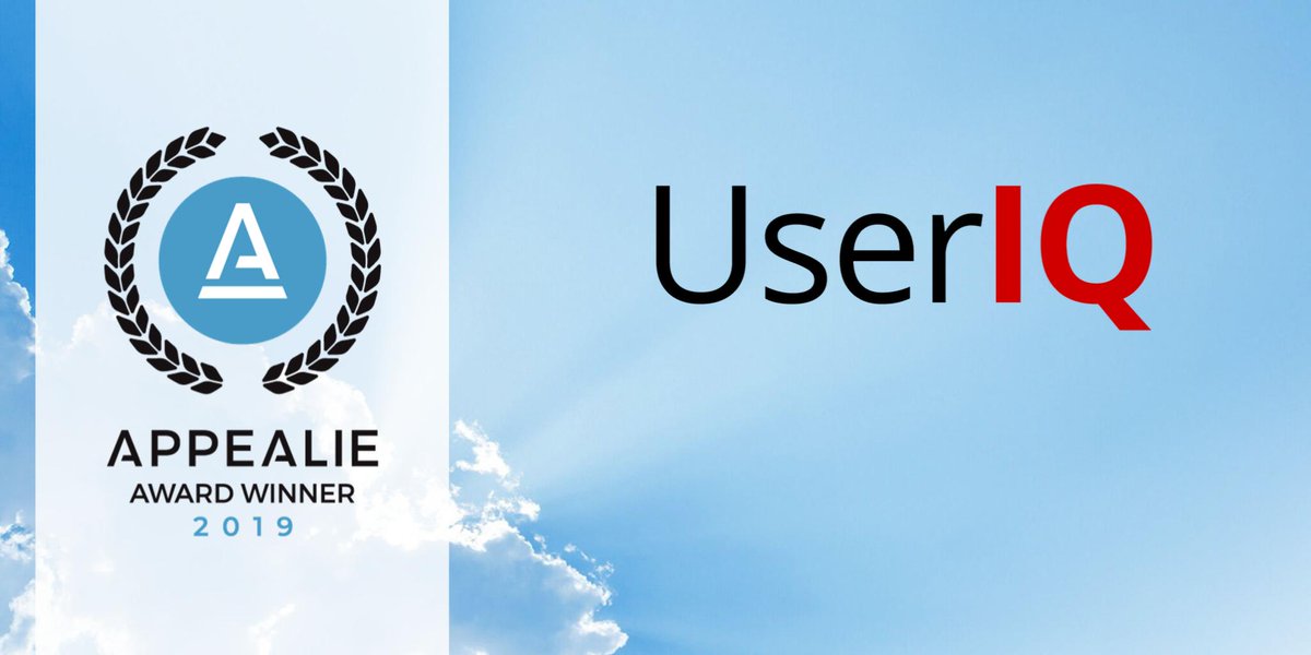 Congrats to <a href="/UserIQ/">UserIQ</a>, a winner of our 2019 SaaS Customer Success Award. appealie.com/saas-awards-20…